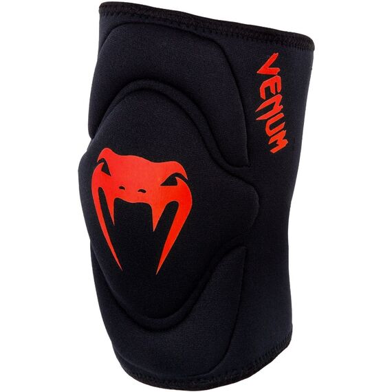 Venum Kontact Gel Knee Pad - Black/Red, Colour: Rot, Size: L-XL