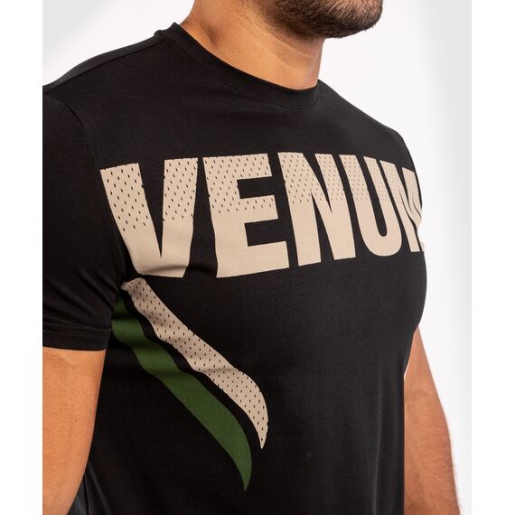 Venum ONE FC Impact T-shirt - Black/Khaki, Colour: Schwarz, Size: L, 2 image