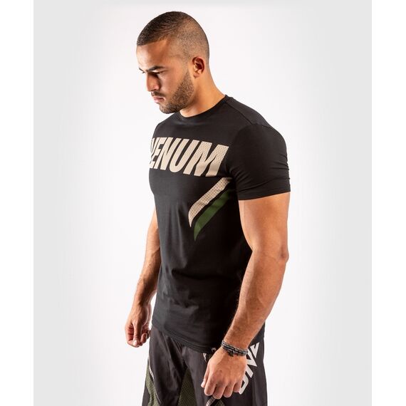 Venum ONE FC Impact T-shirt - Black/Khaki, Colour: Schwarz, Size: L, 5 image