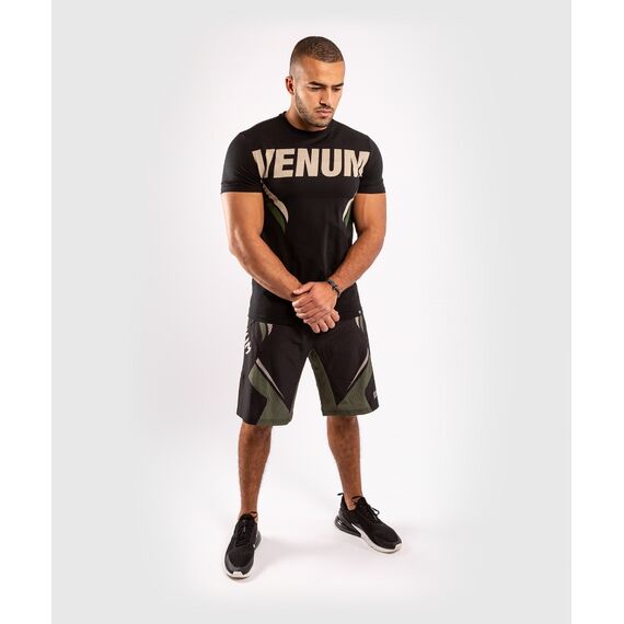 Venum ONE FC Impact T-shirt - Black/Khaki, Colour: Schwarz, Size: L, 6 image