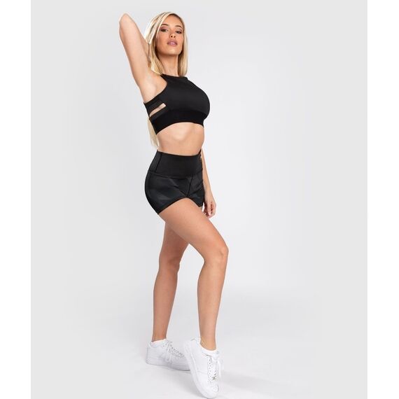 Venum Razor Compression Shorts - For Women - Black/Gold - S, Size: S, Colour: Schwarz, 2 image
