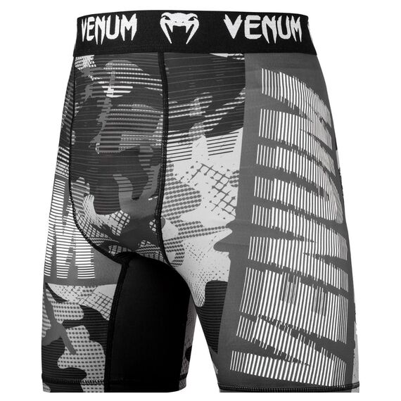 Venum Tactical Compression Shorts - Urban Camo/Black, Colour: Grey, Size: S