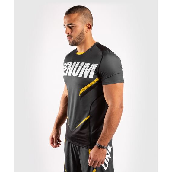 Venum ONE FC Impact Dry Tech T-Shirt - Grey/Yellow, Colore: Grigio, Size: M, 5 image