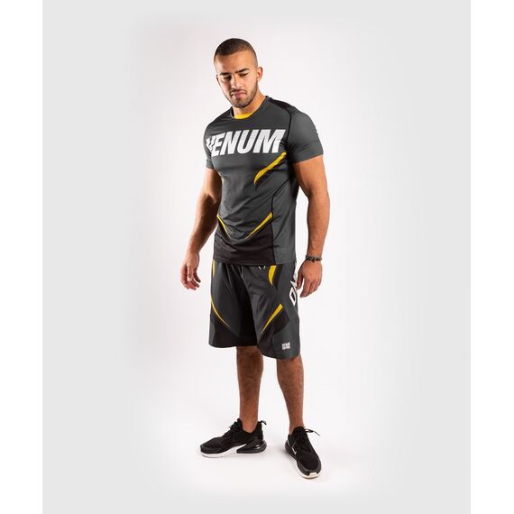 Venum ONE FC Impact Dry Tech T-Shirt - Grey/Yellow, Colore: Grigio, Size: M, 6 image