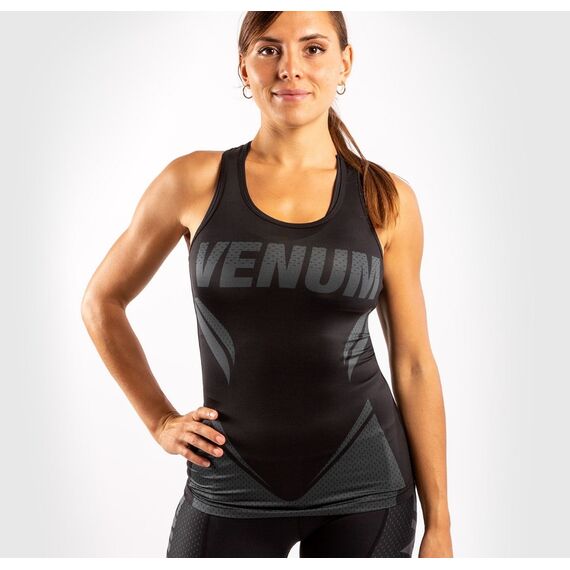 Venum ONE FC Impact Tank top - for women - Black/Black, Colour: Schwarz, Size: S
