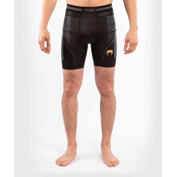 Venum Athletics Vale Tudo Shorts- Black/Gold, Size: M, Colour: Schwarz