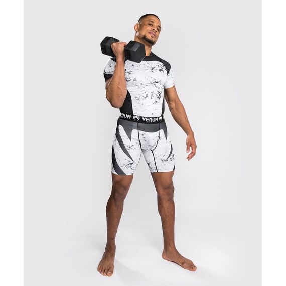 Venum G-Fit Marble Vale Tudo Short, Size: XL, Colour: Weiss