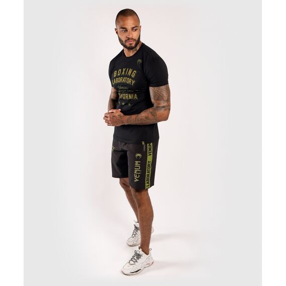Venum Boxing Lab T-shirt - Black/Green, Colour: Schwarz, Size: S, 2 image