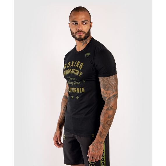 Venum Boxing Lab T-shirt - Black/Green, Colour: Schwarz, Size: S, 7 image