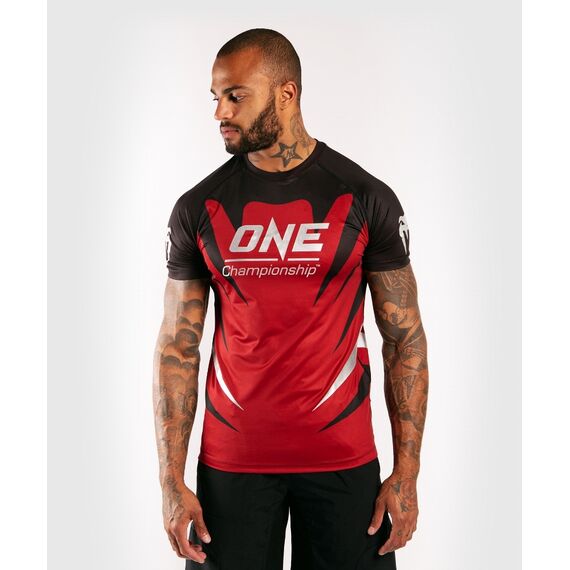 T-shirt Dry Tech Venum x ONE FC - Rouge, Couleur: Rouge, Taille ne pas utiliser: XL