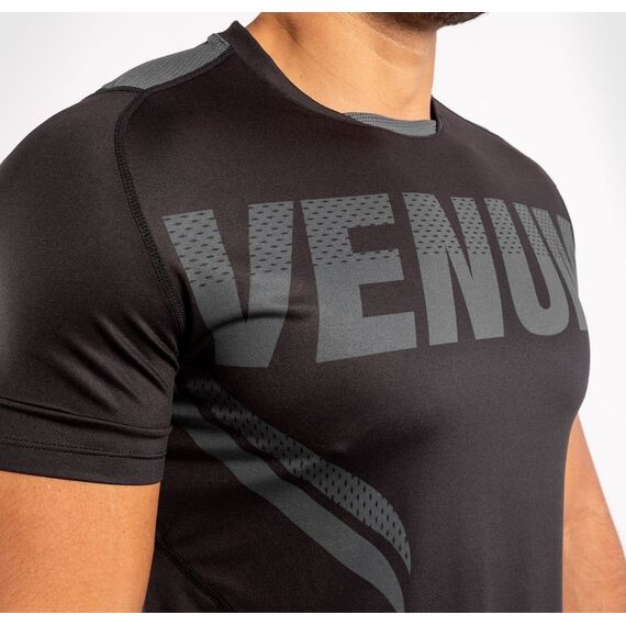 Venum ONE FC Impact Dry Tech T-Shirt - Black/Black, Colour: Schwarz, Size: S, 6 image