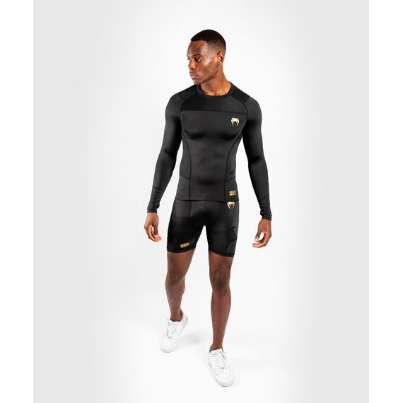 Venum G-Fit Compression Shorts - Black/Gold, Farbe: Schwarz, Grösse : S, 6 image