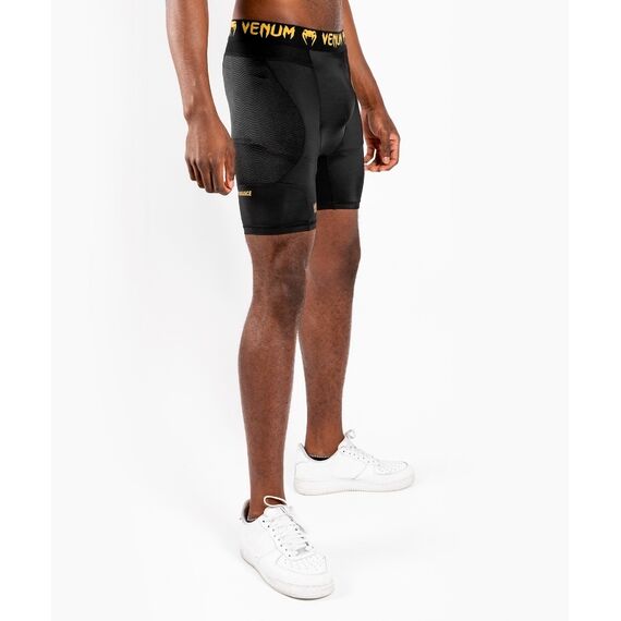Venum G-Fit Compression Shorts - Black/Gold, Farbe: Schwarz, Grösse : S, 8 image