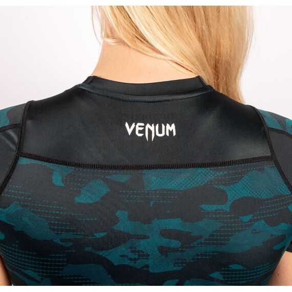 Venum Defender Rashguard - Short Sleeves - Black/Green, Farbe: Schwarz, Grösse : M, 6 image