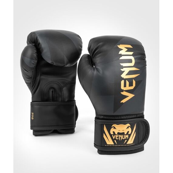 Venum Razor Boxing Gloves - For Kids - Black/Gold - 6 Oz, Farbe: Schwarz, OZ: 6oz