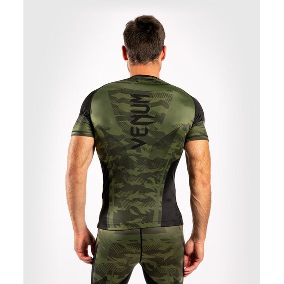 Venum Trooper Rashguard - Short sleeves - Forest camo/Black - M, Farbe: Camouflage, Grösse : M, 2 image