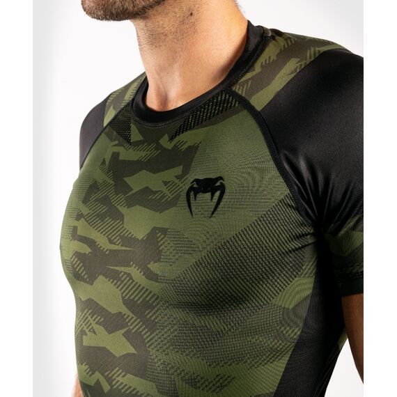 Venum Trooper Rashguard - Short sleeves - Forest camo/Black - M, Farbe: Camouflage, Grösse : M, 3 image
