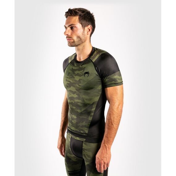 Venum Trooper Rashguard - Short sleeves - Forest camo/Black - M, Farbe: Camouflage, Grösse : M, 5 image