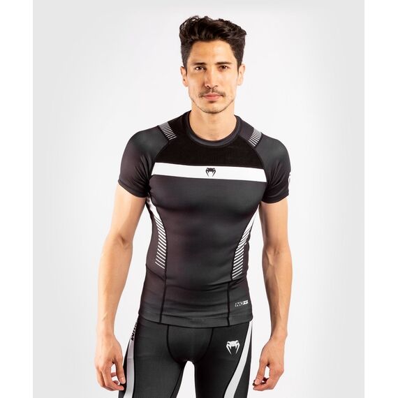 Venum NoGi 3.0 Rashguard hort Sleeves, Colour: Weiss, Size: XL