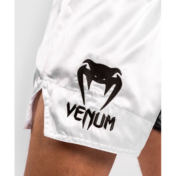 Venum Logos Muay Thai Shorts, Colour: Weiss, Size: M, 3 image