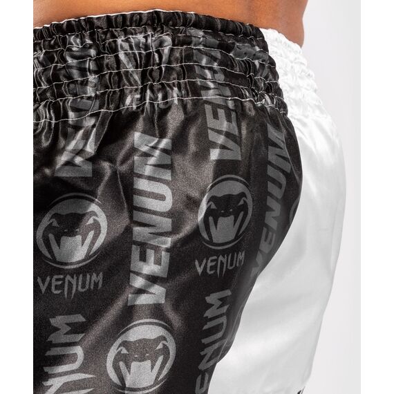 Venum Logos Muay Thai Shorts, Colour: Weiss, Size: M, 4 image