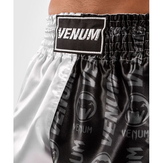 Venum Logos Muay Thai Shorts, Colour: Weiss, Size: M, 5 image