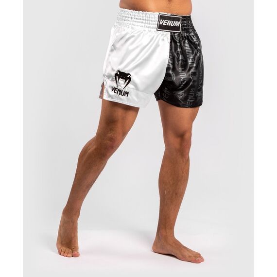 Venum Logos Muay Thai Shorts, Colour: Weiss, Size: M, 6 image