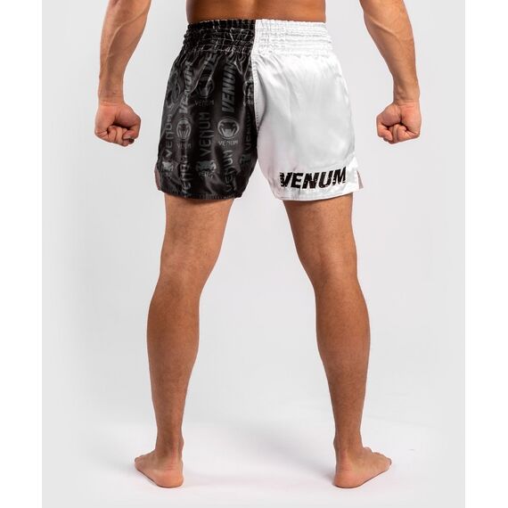 Venum Logos Muay Thai Shorts, Colour: Weiss, Size: M, 8 image