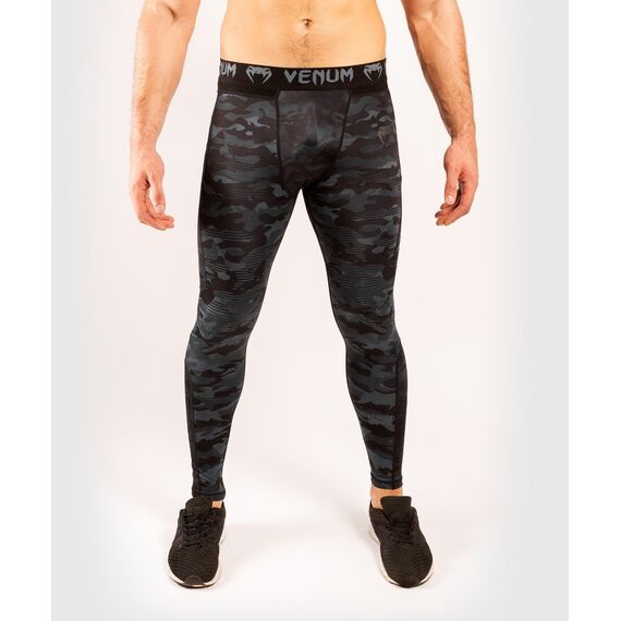 Venum Defender Compression Tights - Dark camo, Colour: Camouflage, Size: XL
