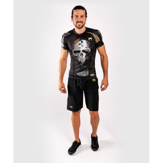 T-shirt de compression Venum Skullanches courtes - Noir, Couleur: Noir, Taille ne pas utiliser: M, 2 image