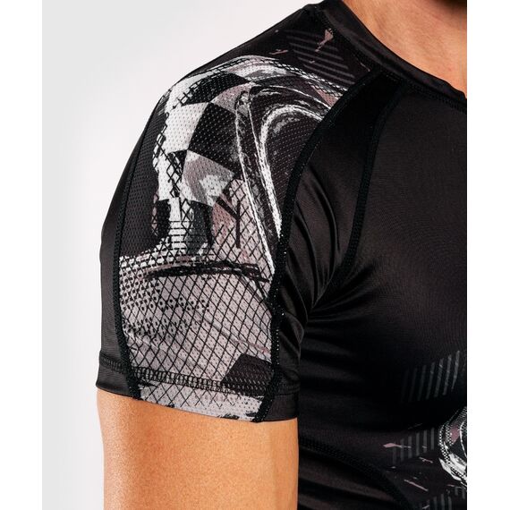 T-shirt de compression Venum Skullanches courtes - Noir, Couleur: Noir, Taille ne pas utiliser: M, 9 image