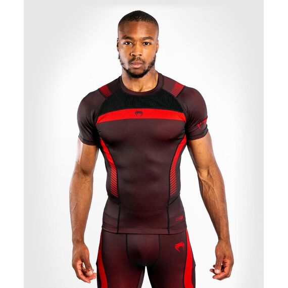 Venum NoGi 3.0 Rashguard hort Sleeves, Colour: Rot, Size: XL