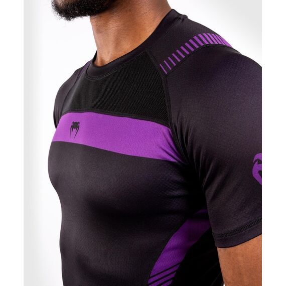 Venum NoGi 3.0 Rashguard hort Sleeves, Farbe: Violett, Grösse : S, 4 image