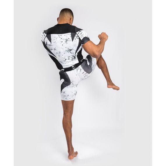 Venum G-Fit Marble Rashguard  Short Sleeves, Size: XL, Colour: Weiss, 4 image