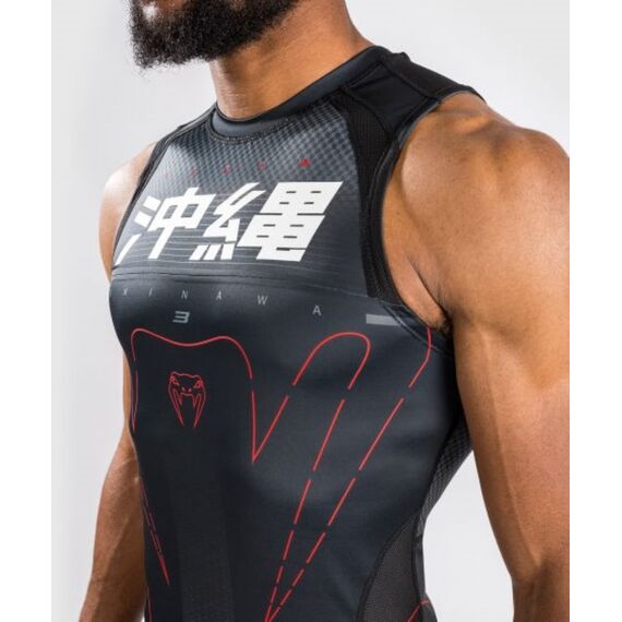 Venum Okinawa 3.0 Rashguard Sleeveless, Size: XL, Colour: Schwarz, 3 image
