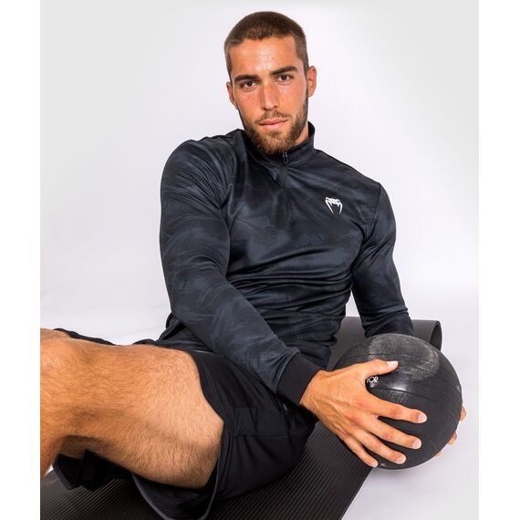 Venum Electron 3.0 Winter Dry Tech T-Shirt - Long Sleeves - Black  - M, Size: M, Colour: Schwarz, 3 image