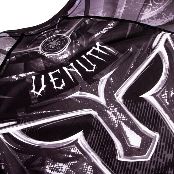 Venum Gladiator 3.0 Rashguard - Black-White - Long Sleeves, Bekleidungsgrösse: S, Farbe: Schwarz, Grösse : S, 8 image