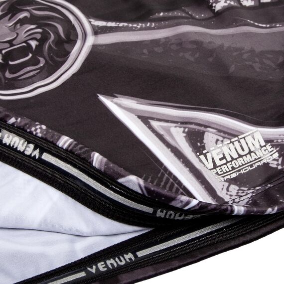 Venum Gladiator 3.0 Rashguard - Black-White - Long Sleeves, Bekleidungsgrösse: S, Farbe: Schwarz, Grösse : S, 9 image