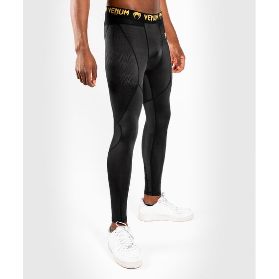 Venum G-Fit Spats - Black/Gold, Farbe: Schwarz, Grösse : L, 9 image