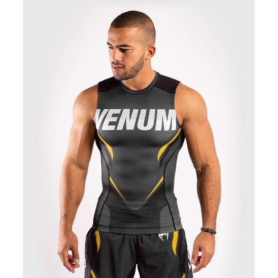 Venum ONE FC Impact Rashguard - sleeveless, Farbe: Grau, Grösse : XL