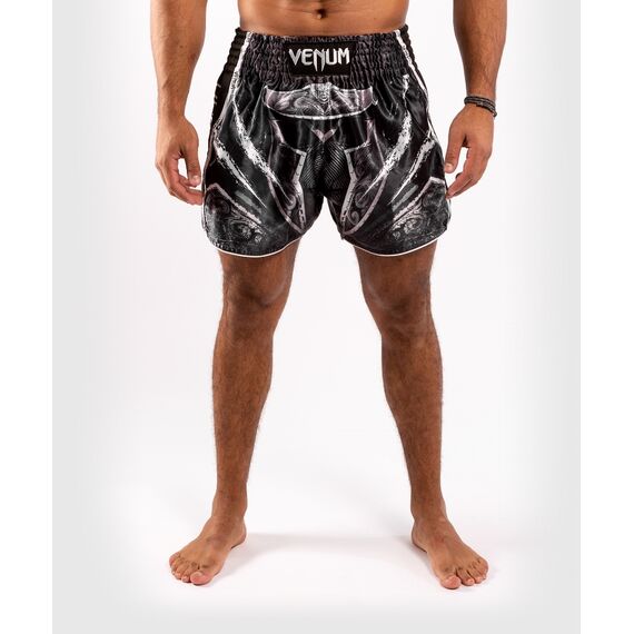 Short de Muay Thai Venum GLDTR 4.0, Couleur: Noir, Taille ne pas utiliser: L
