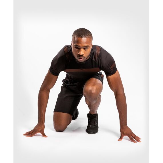 Venum NoGi 3.0 Rashguard hort Sleeves, Colour: Braun, Size: L, 3 image