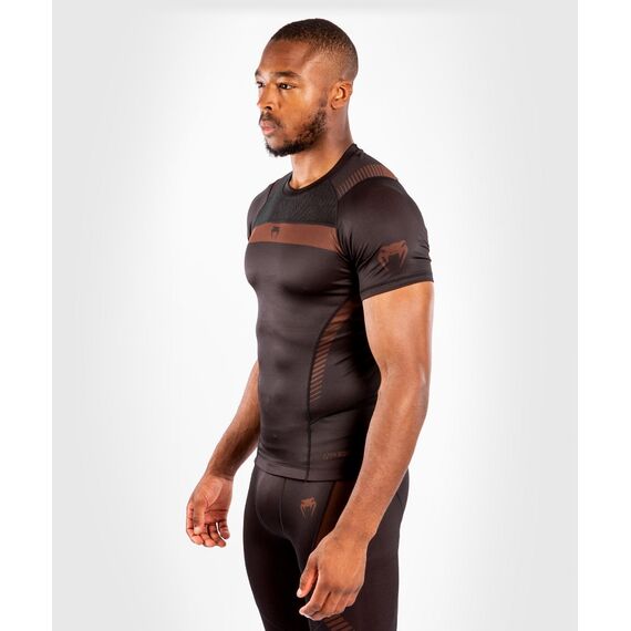 Venum NoGi 3.0 Rashguard hort Sleeves, Colour: Braun, Size: L, 7 image