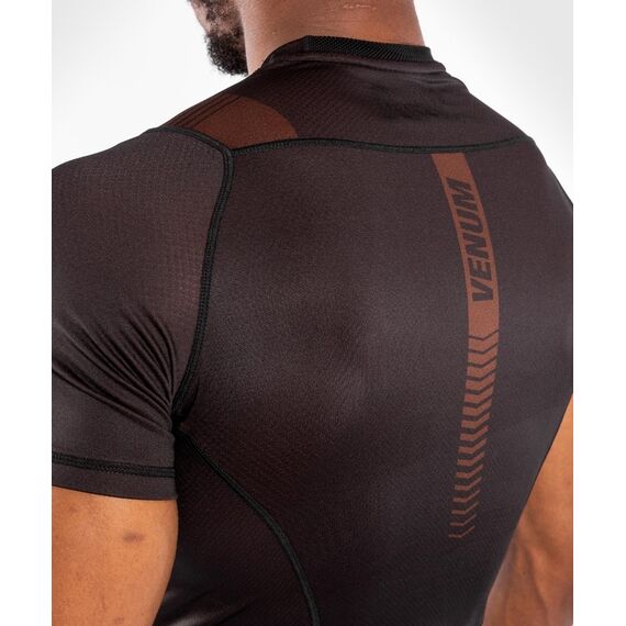 Venum NoGi 3.0 Rashguard hort Sleeves, Colore: Marrone , Size: M, 4 image