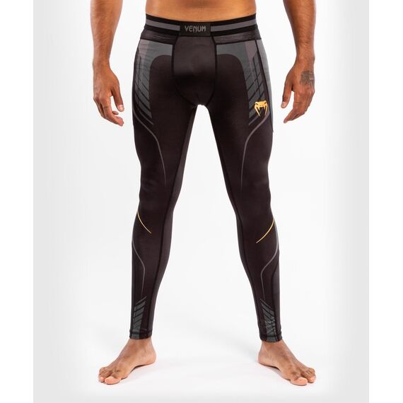 Venum Athletics Compression Tights – Black/Gold, Taille: S, Couleur: Noir