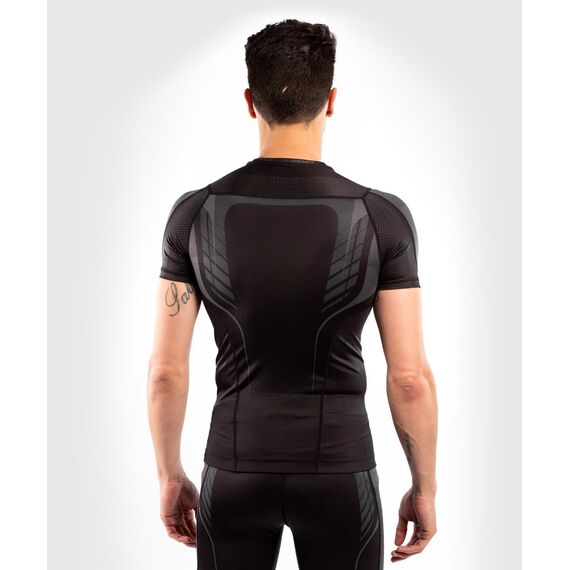 Venum Athletics Rashguard Short Sleeves – Black/Gold, Size: L, Colour: Schwarz, 2 image