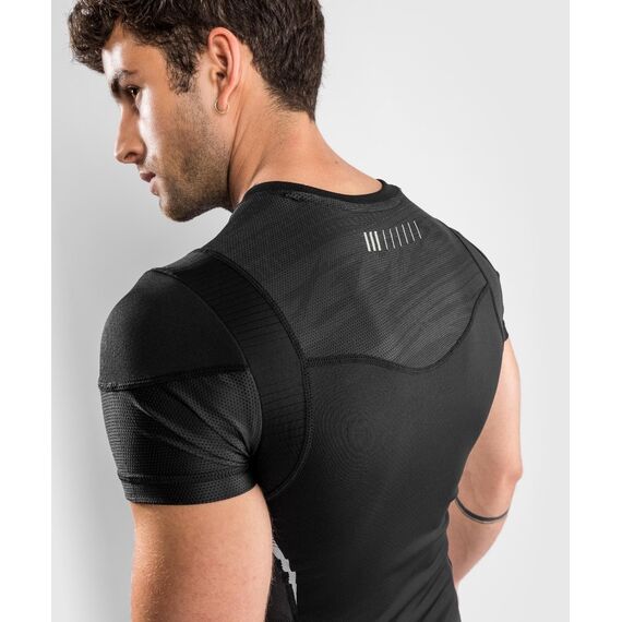 Venum tempest 2.0 Rashguard Short Sleeves, Colour: Schwarz, Size: XL, 2 image