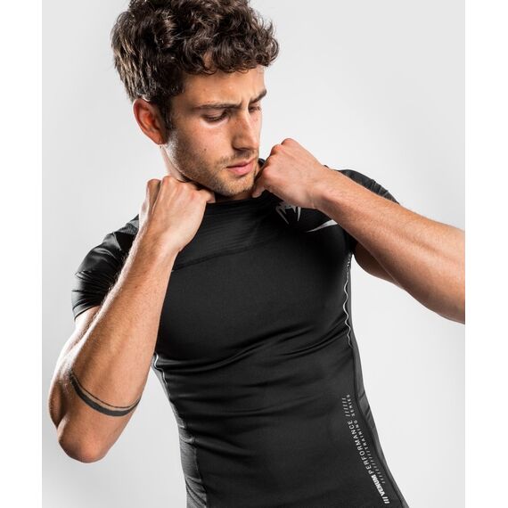 Venum tempest 2.0 Rashguard Short Sleeves, Colour: Schwarz, Size: XL, 3 image