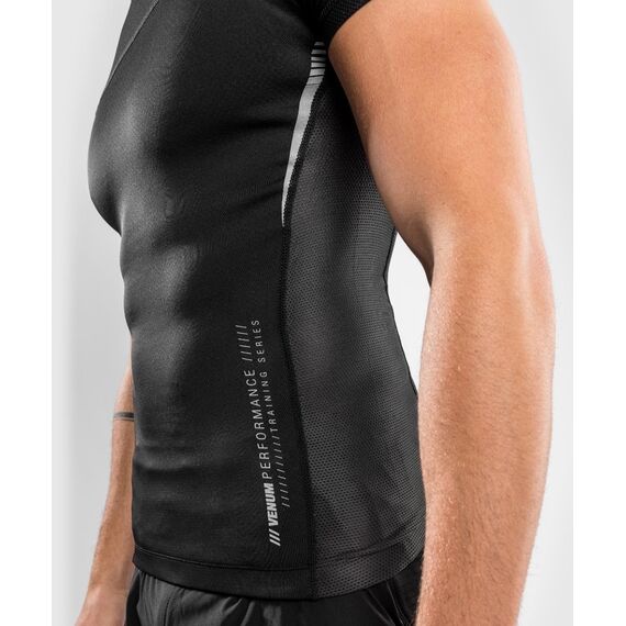 Venum tempest 2.0 Rashguard Short Sleeves, Colour: Schwarz, Size: XL, 4 image