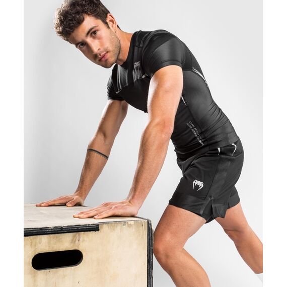 Venum tempest 2.0 Rashguard Short Sleeves, Colour: Schwarz, Size: XL, 9 image
